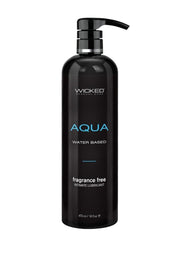 Wicked Aqua Water Based Lubricant Fragrance Free - 16oz